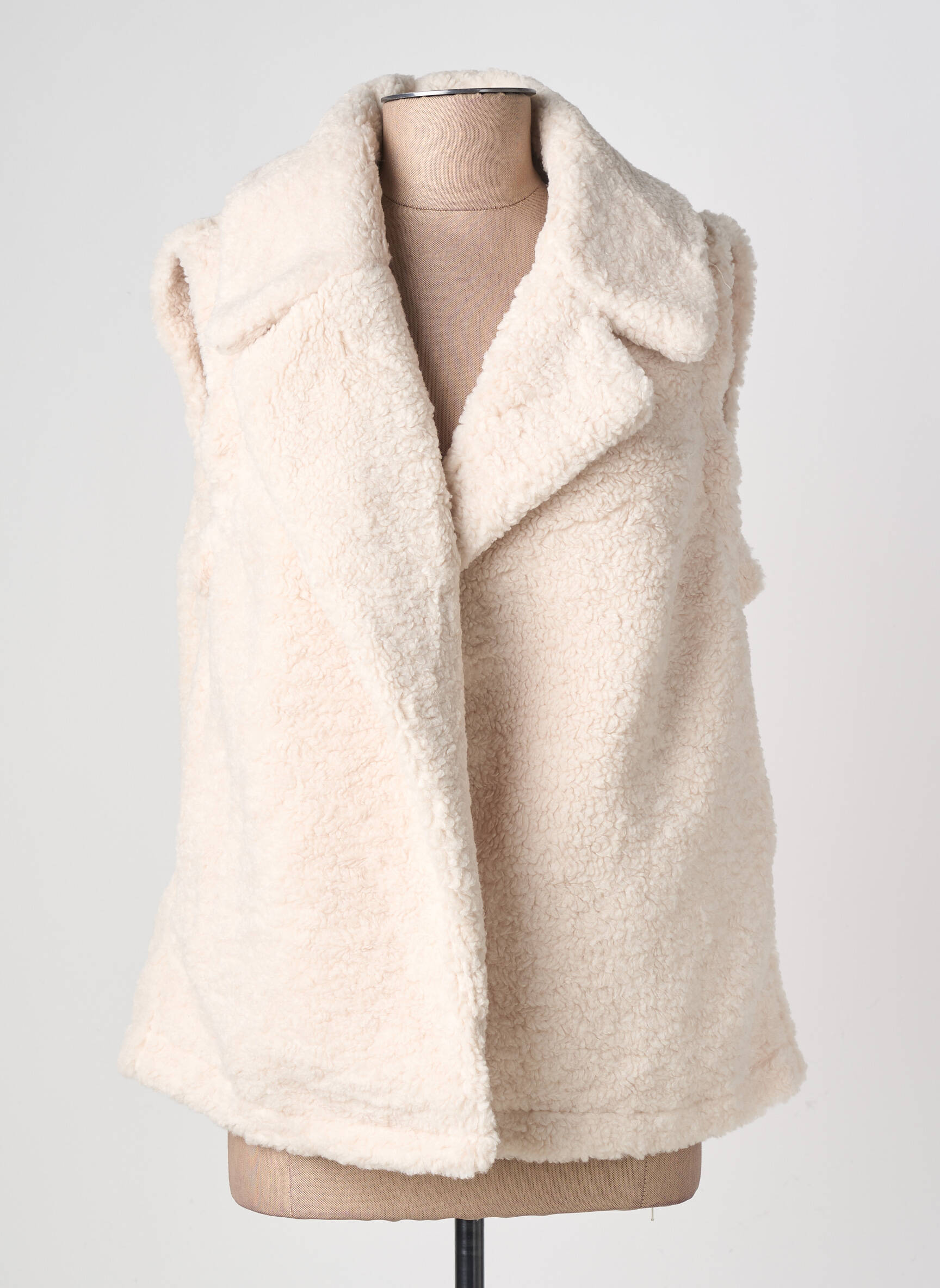 Jachete casual guler tip costum bej MOLLY BRACKEN femeie