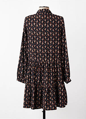 Rochie midi imprimeu fantezie mâneci lungi negru MOLLY BRACKEN femeie