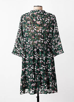 Rochie scurtă mâneci 3/4 mâneci 3/4 verde GRACE & MILA femeie