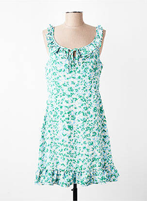 Rochie midi imprimeu fantezie bretele subțiri verde MOLLY BRACKEN femeie
