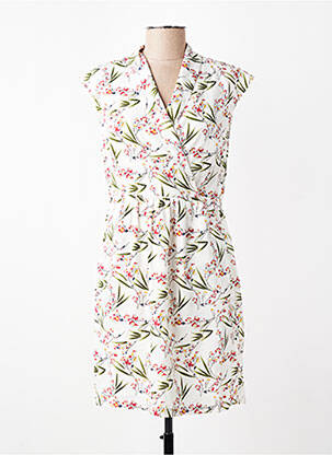Rochie scurtă mâneci scurte mâneci scurte alb MOLLY BRACKEN femeie