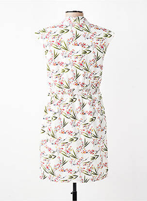 Rochie scurtă mâneci scurte mâneci scurte alb MOLLY BRACKEN femeie