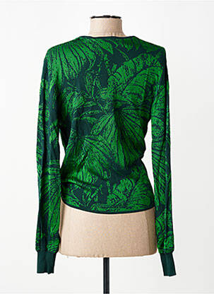 Tricou imprimeu fantezie mâneci lungi verde DESIGUAL femeie