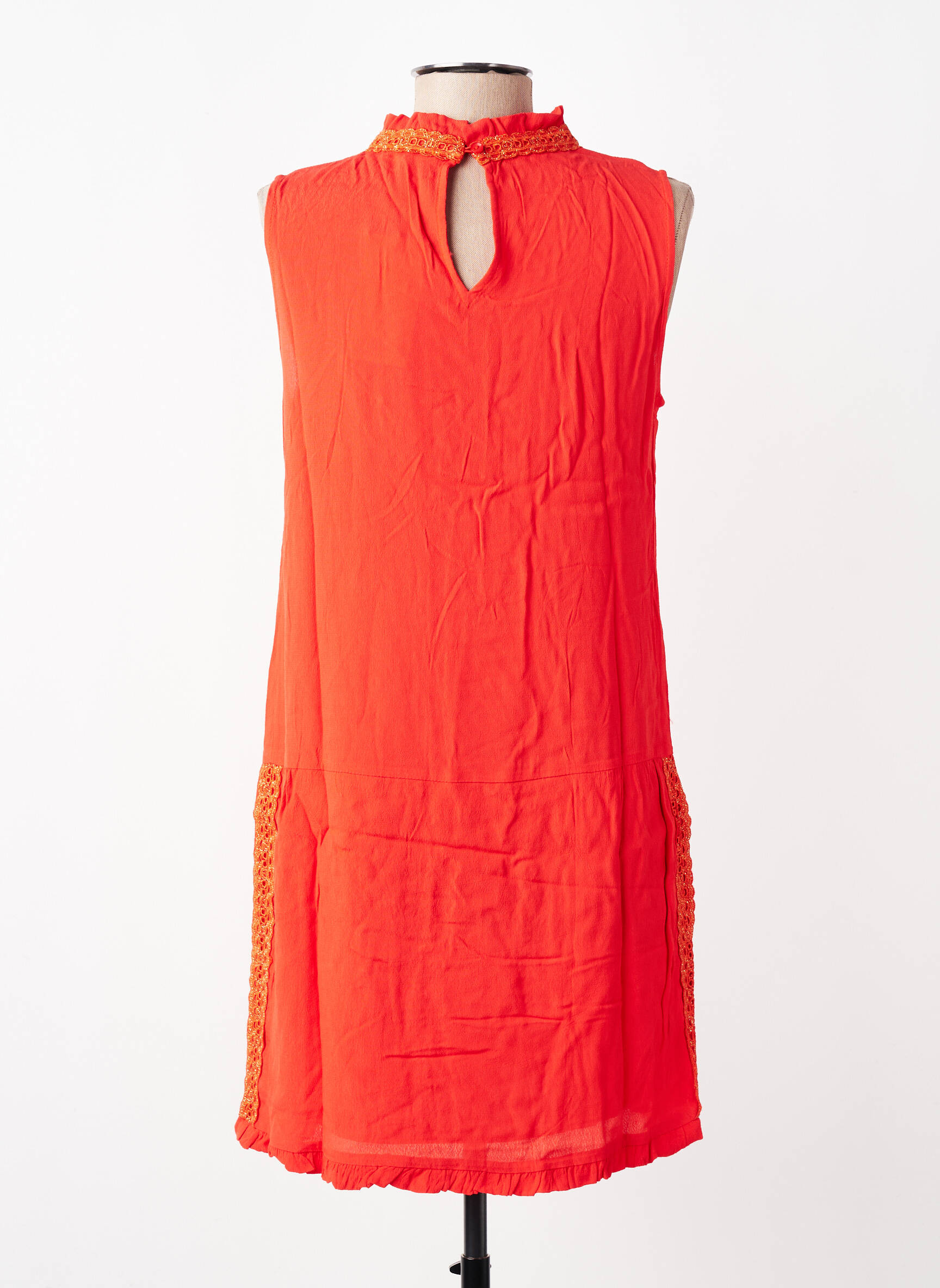 Rochie scurtă fără mâneci fără mâneci roșu GRACE & MILA femeie