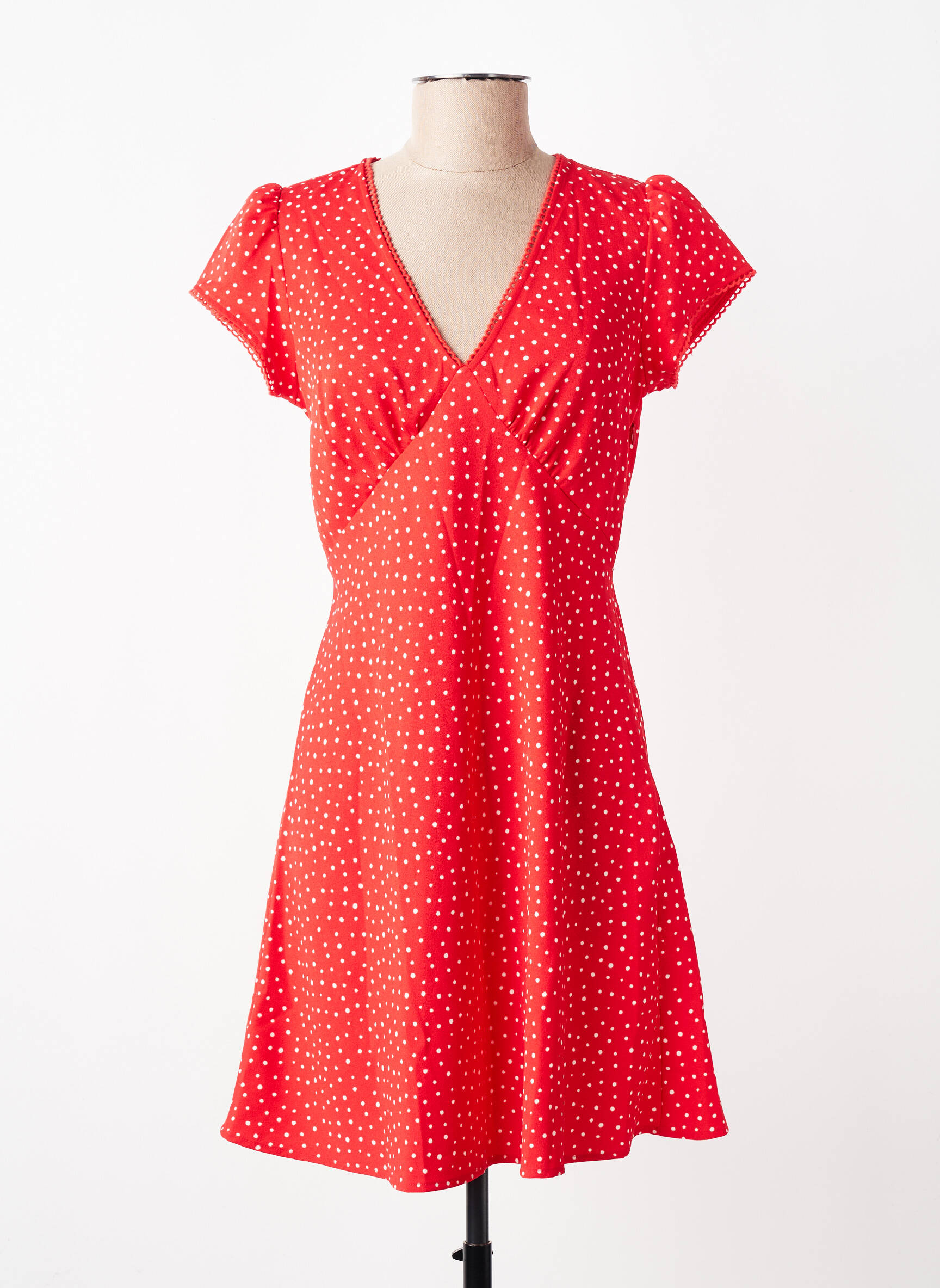 Rochie scurtă mâneci scurte mâneci scurte roșu LEVI'S femeie