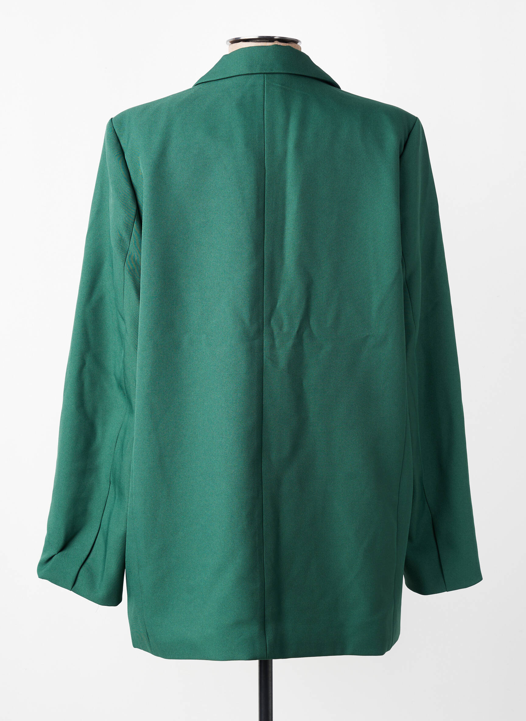 Sacou finisaj interior dublat verde PIECES femeie