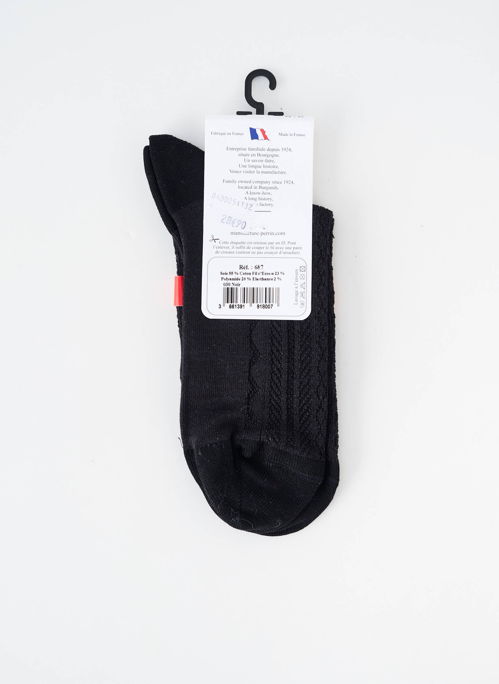 Șosete elasticitate negru PERRIN femeie