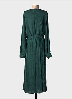 Rochie lungă mâneci lungi mâneci lungi verde LA PETITE ETOILE femeie