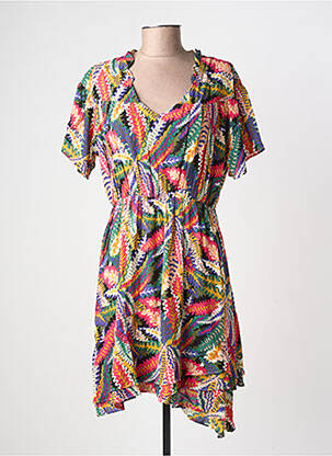 Rochie scurtă mâneci scurte mâneci scurte verde RUE MAZARINE femeie