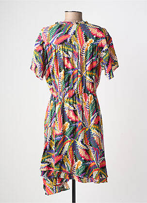 Rochie scurtă mâneci scurte mâneci scurte verde RUE MAZARINE femeie