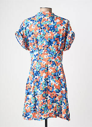 Rochie scurtă mâneci scurte mâneci scurte albastru MOLLY BRACKEN femeie