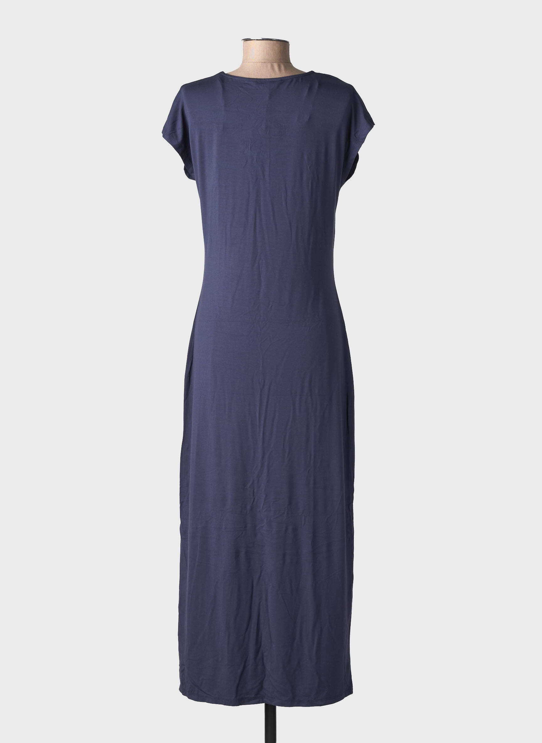 Rochie lungă mâneci scurte mâneci scurte albastru ESPRIT DE LA MER femeie