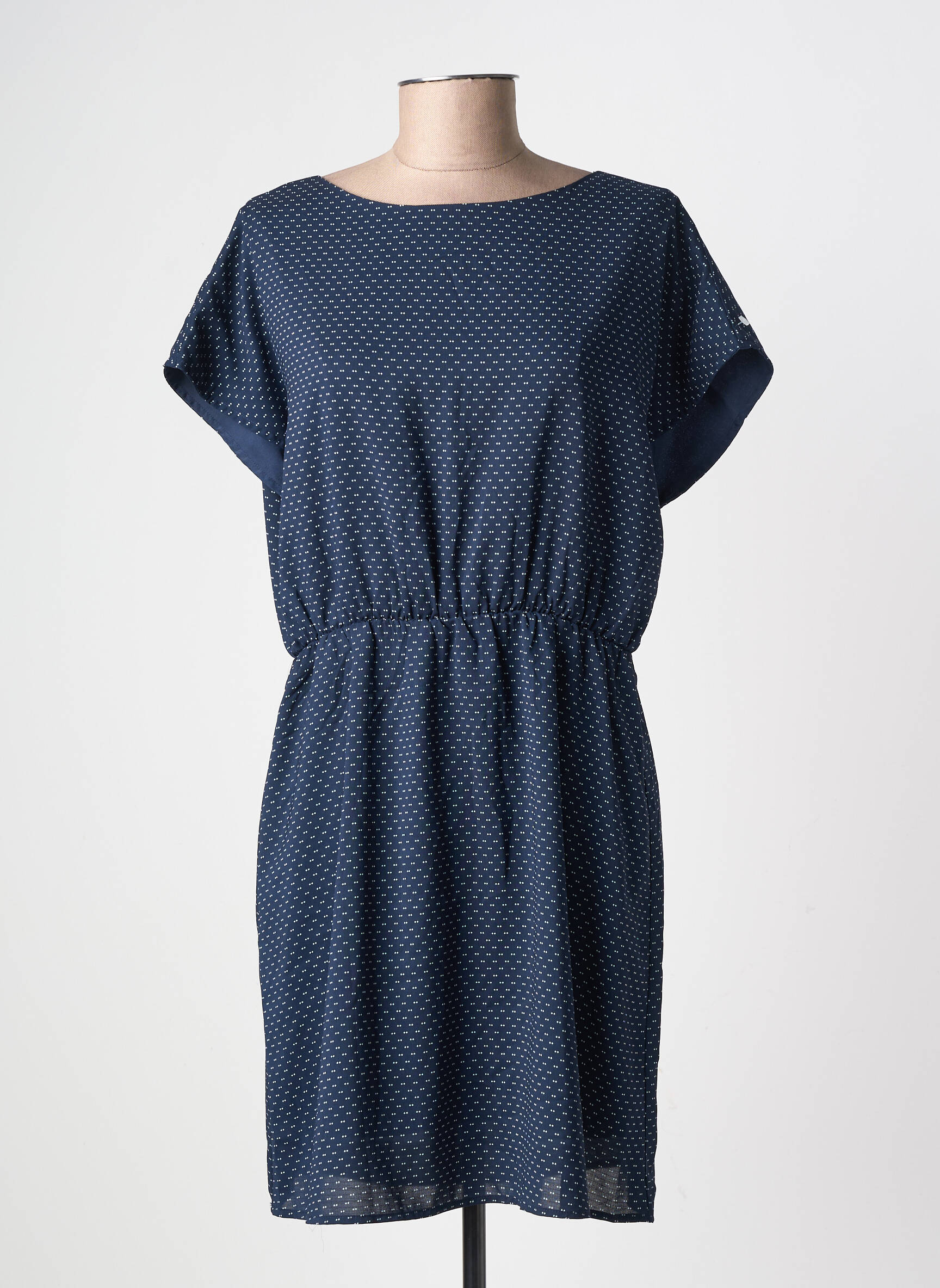 Rochie scurtă mâneci scurte mâneci scurte albastru MOLLY BRACKEN femeie