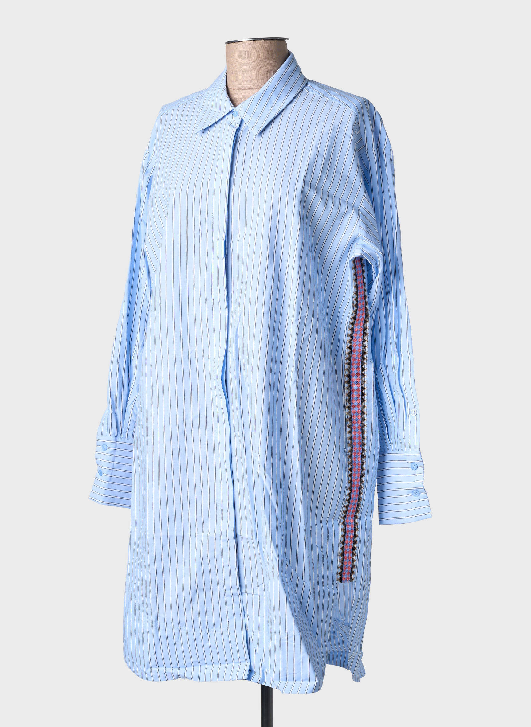 Rochie midi mâneci lungi mâneci lungi albastru RUE MAZARINE femeie