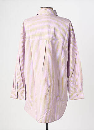Cămașă țesătură poplin mâneci lungi violet LE TEMPS DES CERISES femeie