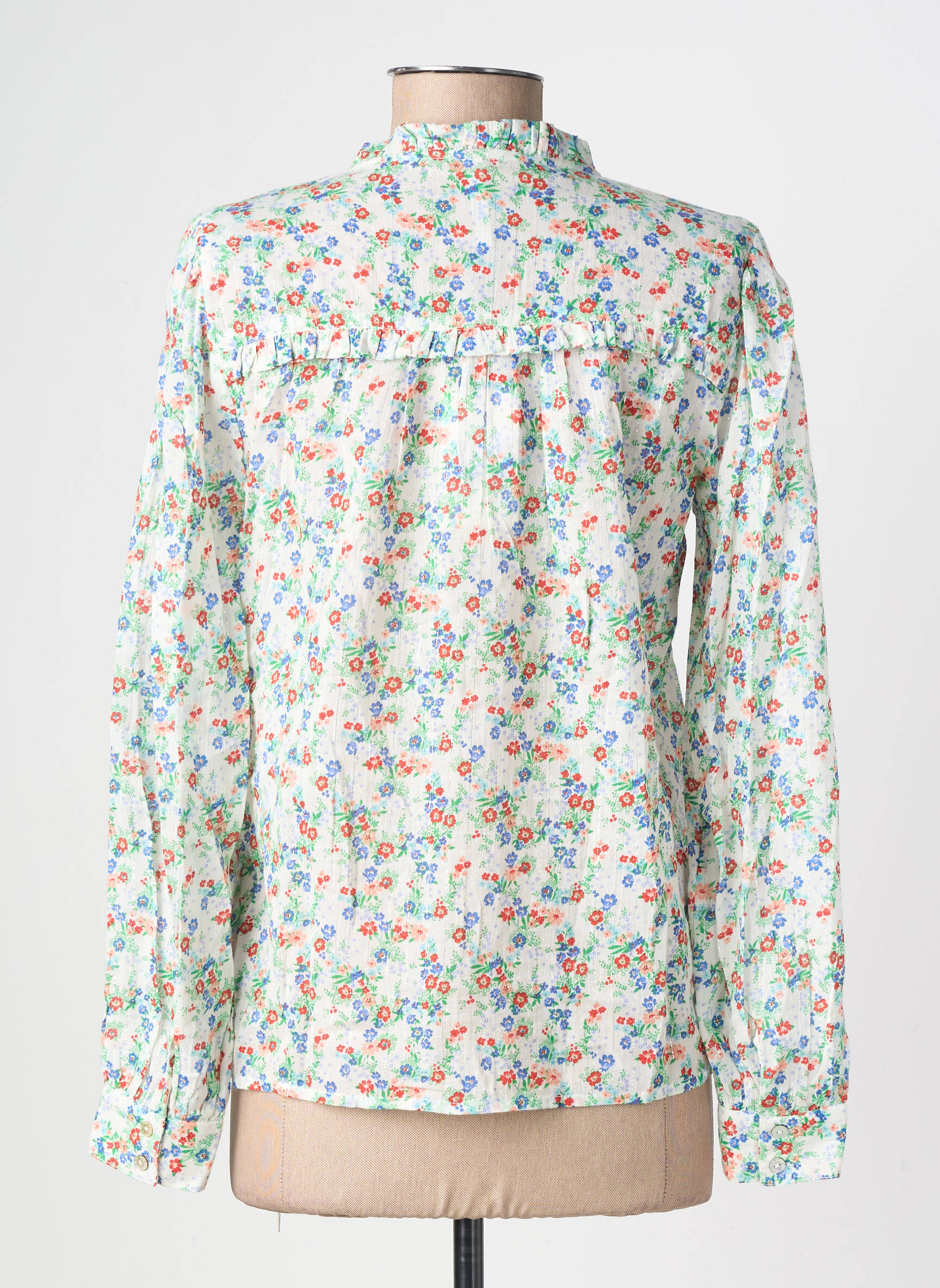Cămașă imprimeu floral mâneci lungi verde PEPE JEANS femeie