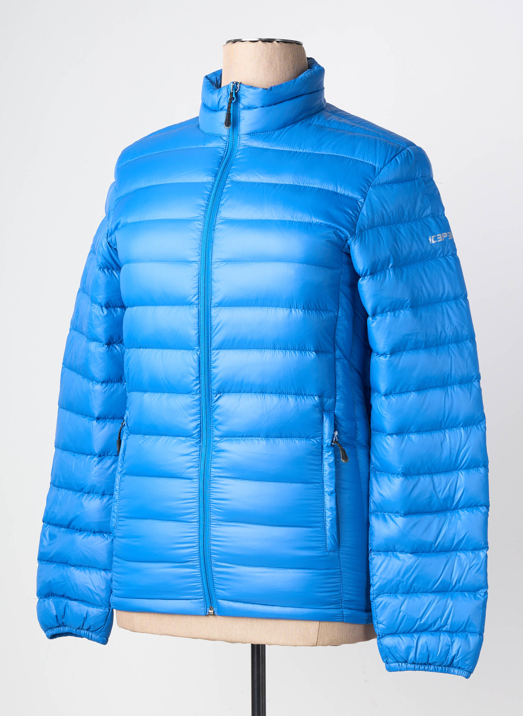 Geacă matlasată mâneci lungi fără glugă albastru ICEPEAK bărbat