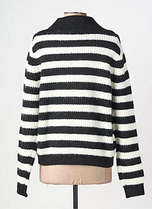 Pulover elasticitate mâneci lungi negru LE TEMPS DES CERISES femeie