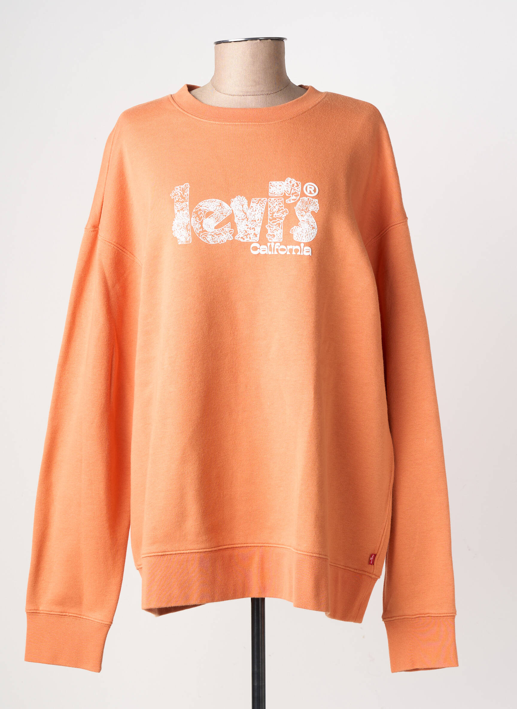 Hanorac elasticitate mâneci lungi portocalie LEVI'S femeie