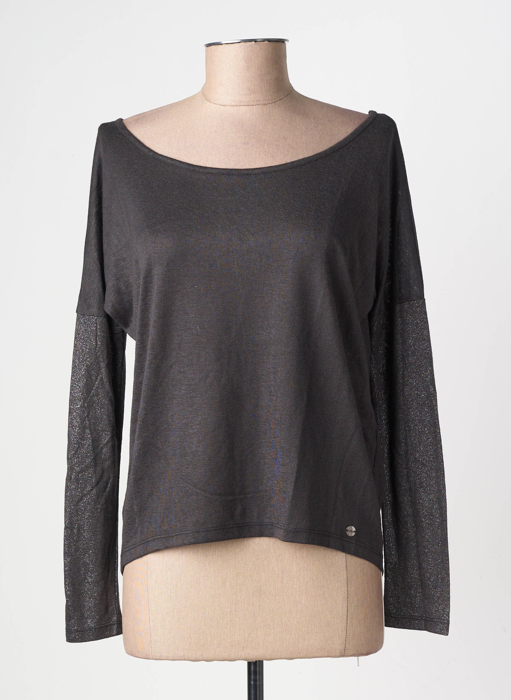 Tricou mâneci lungi mâneci lungi gri LPB LES PETITES BOMBES  femeie