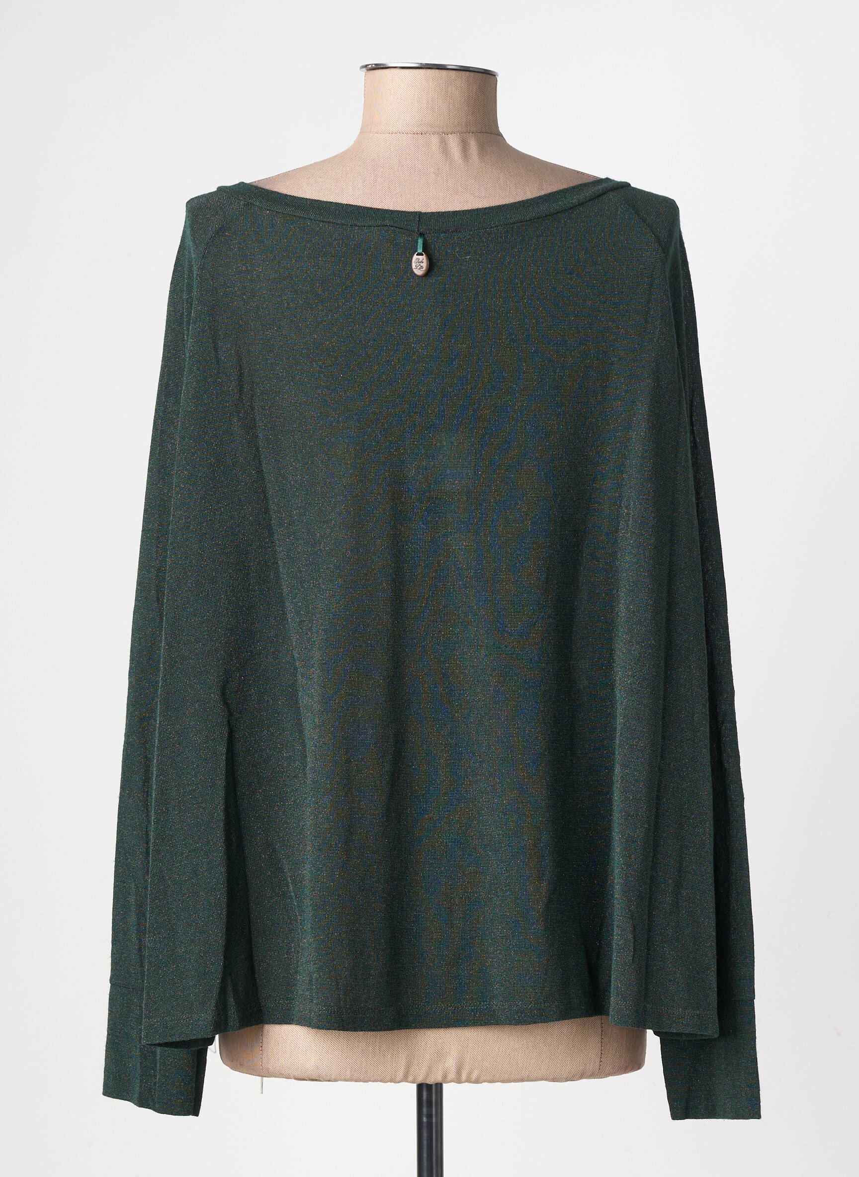 Top mâneci lungi mâneci lungi verde PAKO LITTO femeie