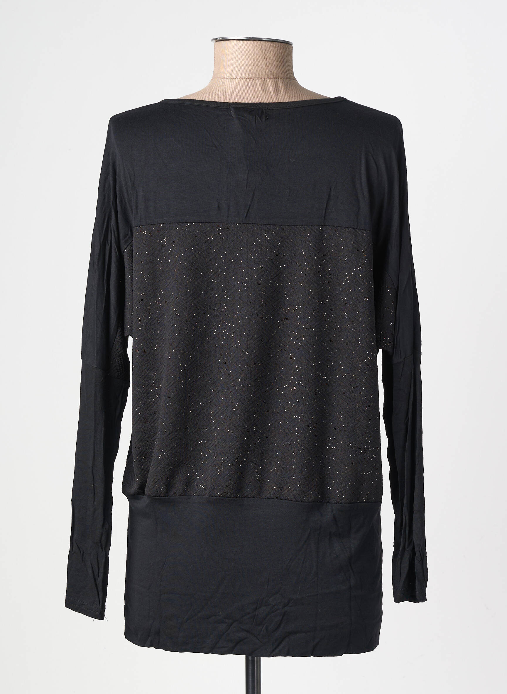 Top mâneci lungi mâneci lungi negru MOLLY BRACKEN femeie