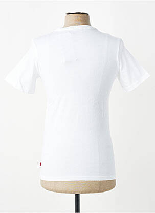 Tricou croială cambrată mâneci scurte alb LEVI'S bărbat