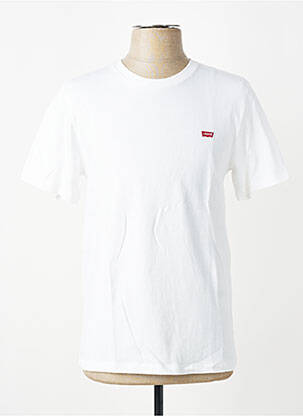 Tricou croială dreaptă mâneci scurte alb LEVI'S bărbat