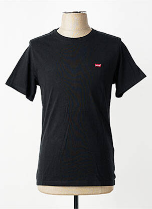 Tricou croială dreaptă mâneci scurte negru LEVI'S bărbat