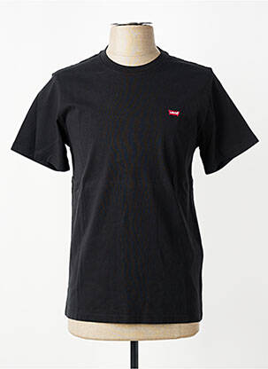 Tricou croială dreaptă mâneci scurte negru LEVI'S bărbat