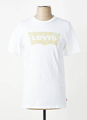 Tricou croială cambrată mâneci scurte alb LEVI'S bărbat