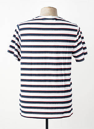 Tricou croială dreaptă mâneci scurte alb TBS bărbat