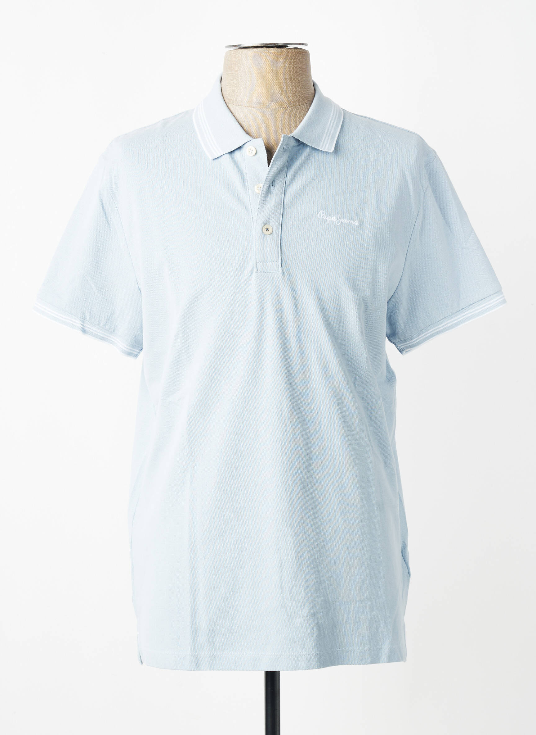 Polo croială cambrată mâneci scurte albastru PEPE JEANS bărbat
