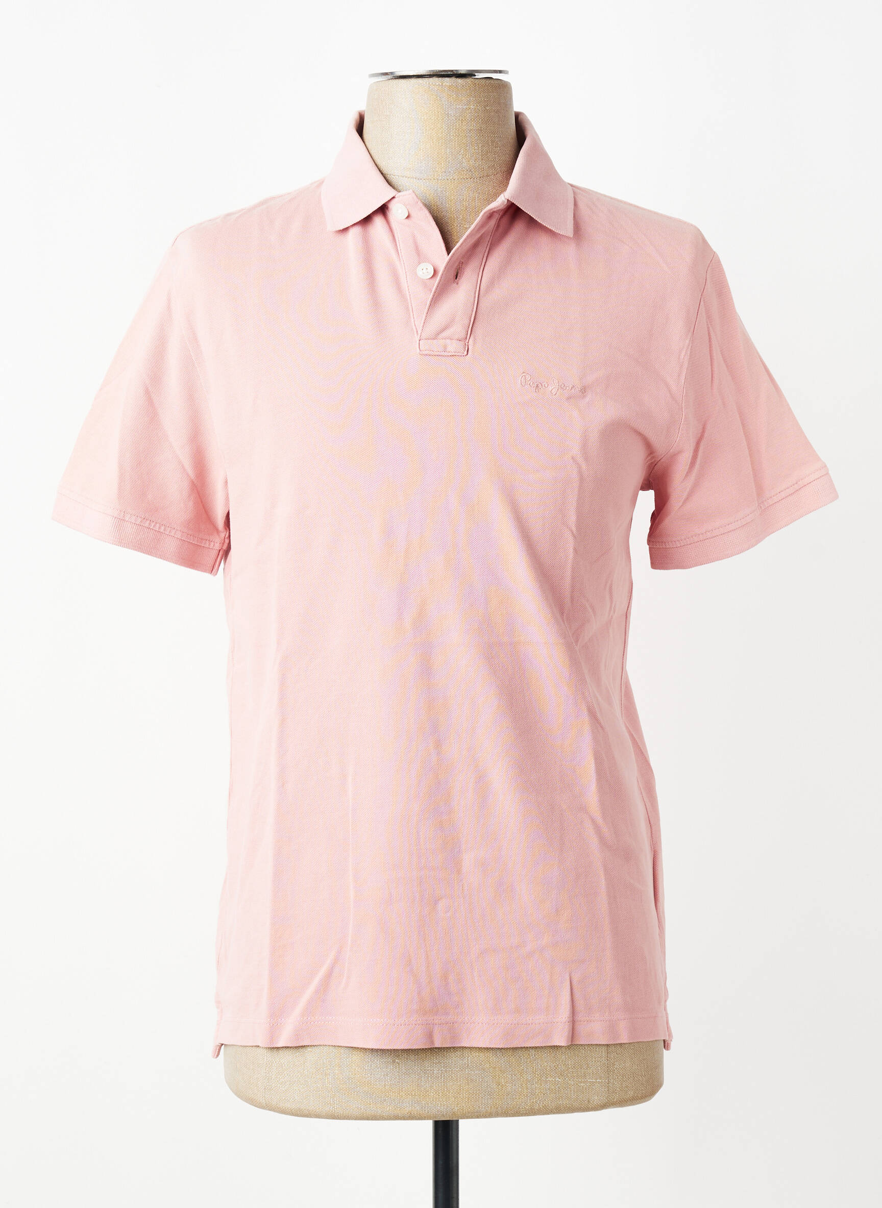 Polo croială cambrată mâneci scurte roz PEPE JEANS bărbat