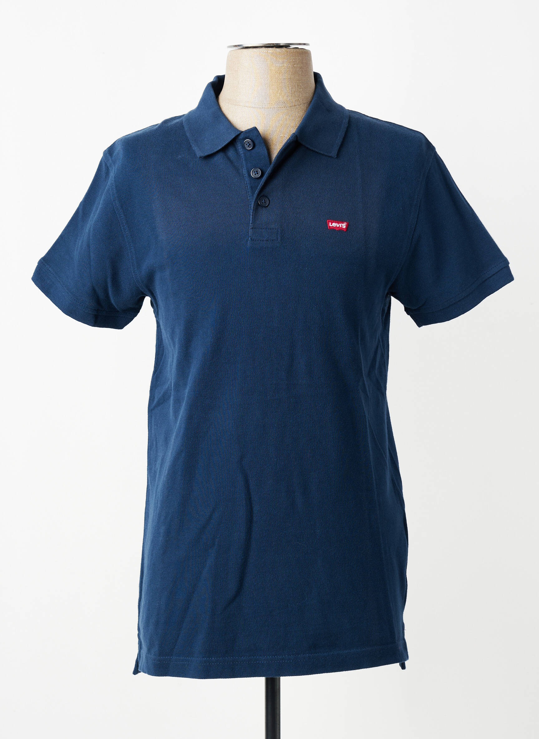 Polo croială dreaptă mâneci scurte albastru LEVI'S bărbat