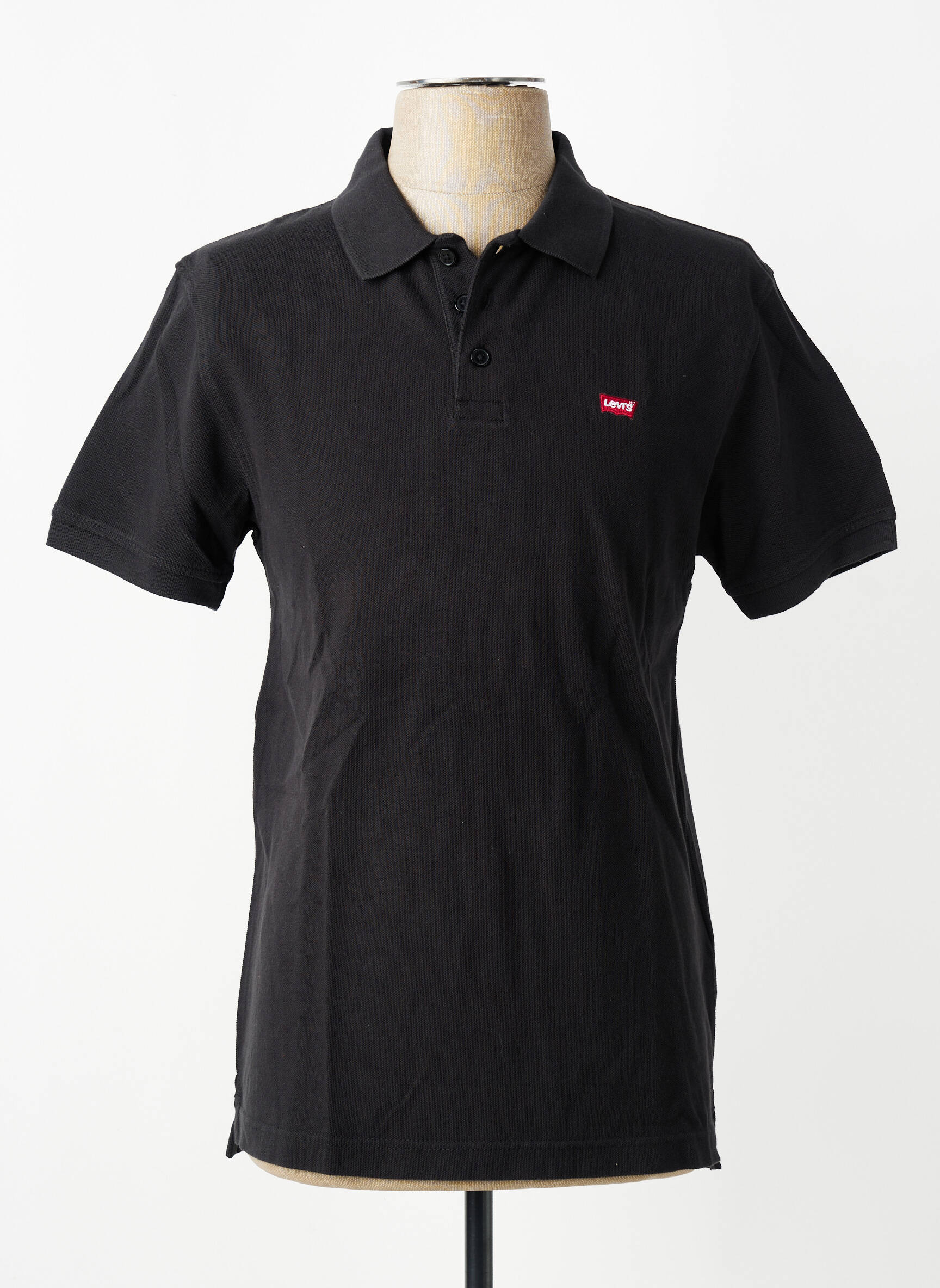 Polo croială dreaptă mâneci scurte negru LEVI'S bărbat