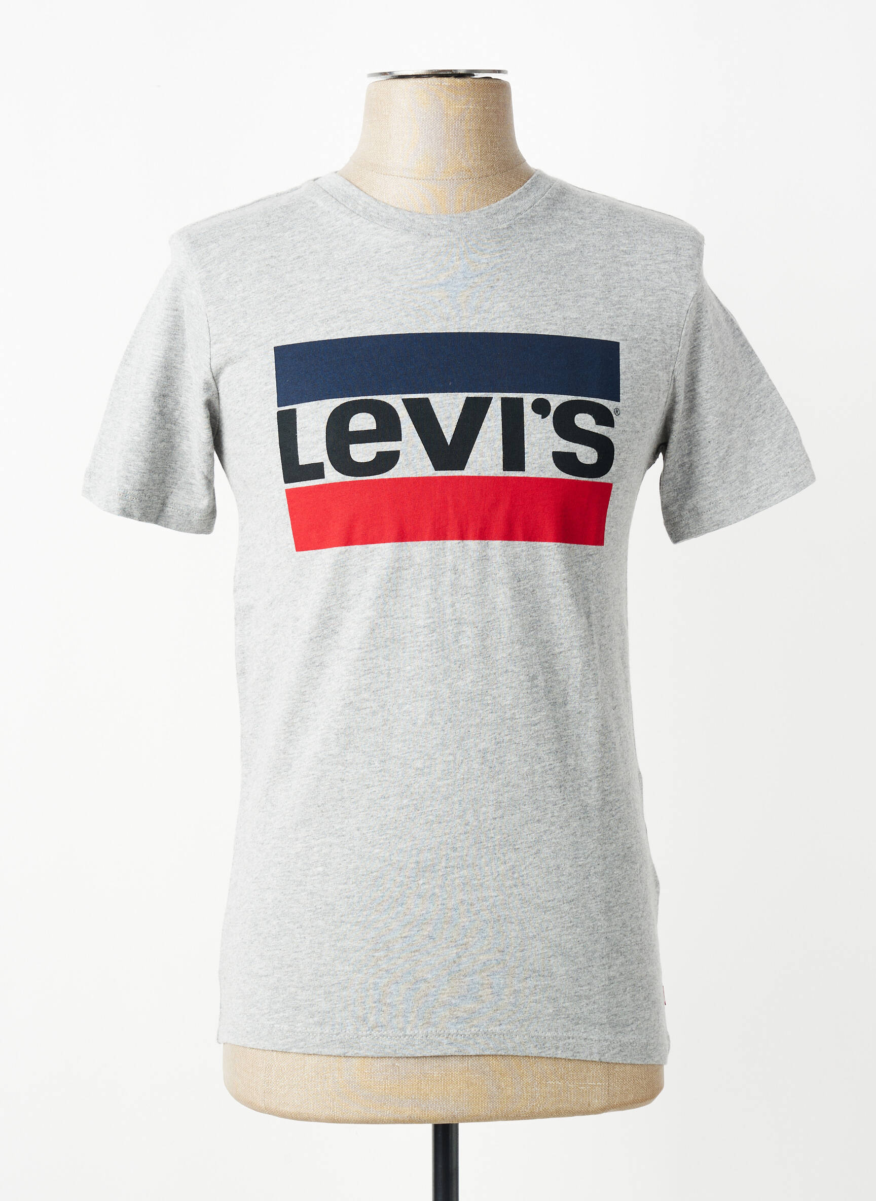 Tricou croială cambrată mâneci scurte gri LEVI'S bărbat