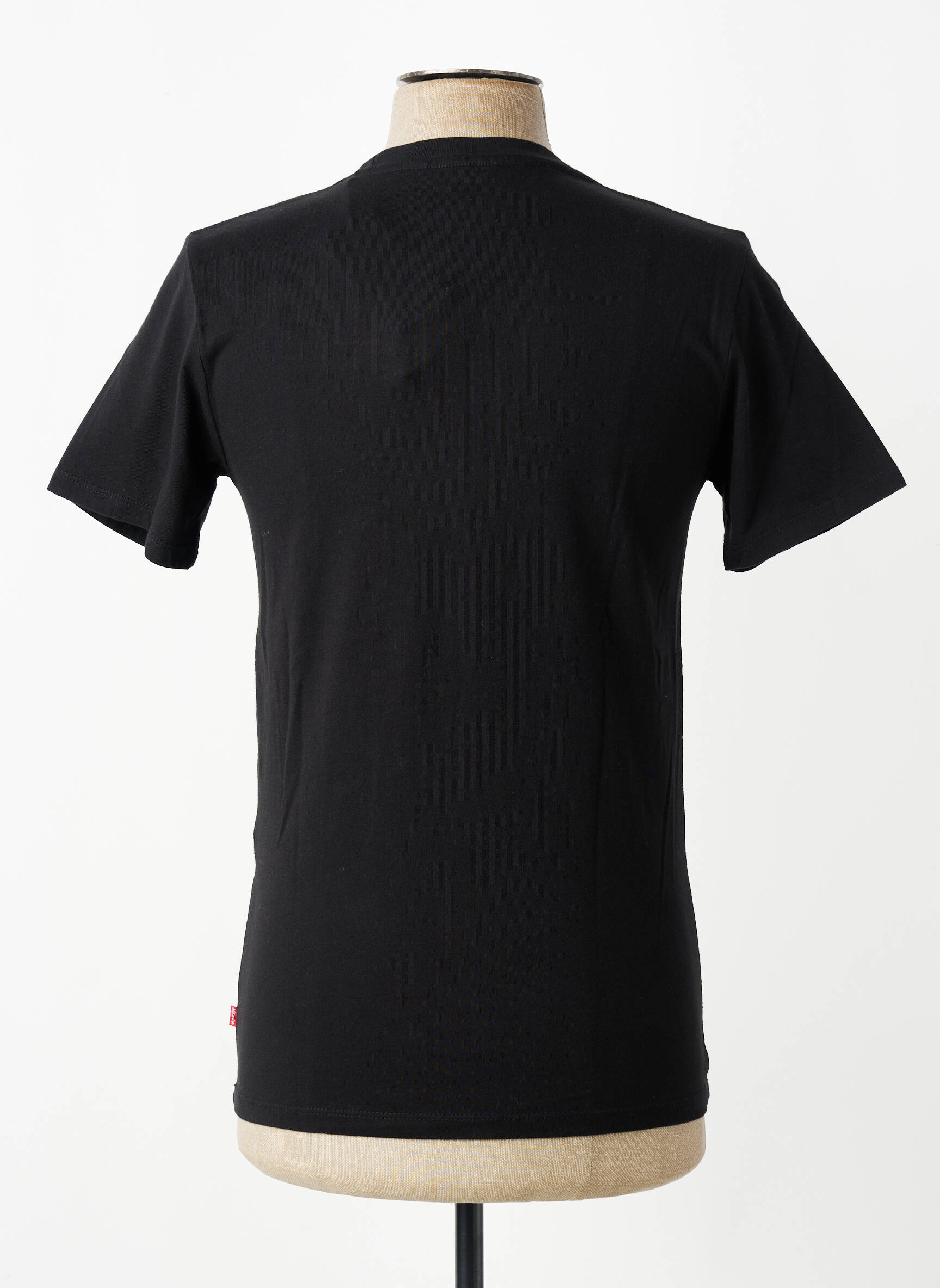 Tricou croială cambrată mâneci scurte negru LEVI'S bărbat