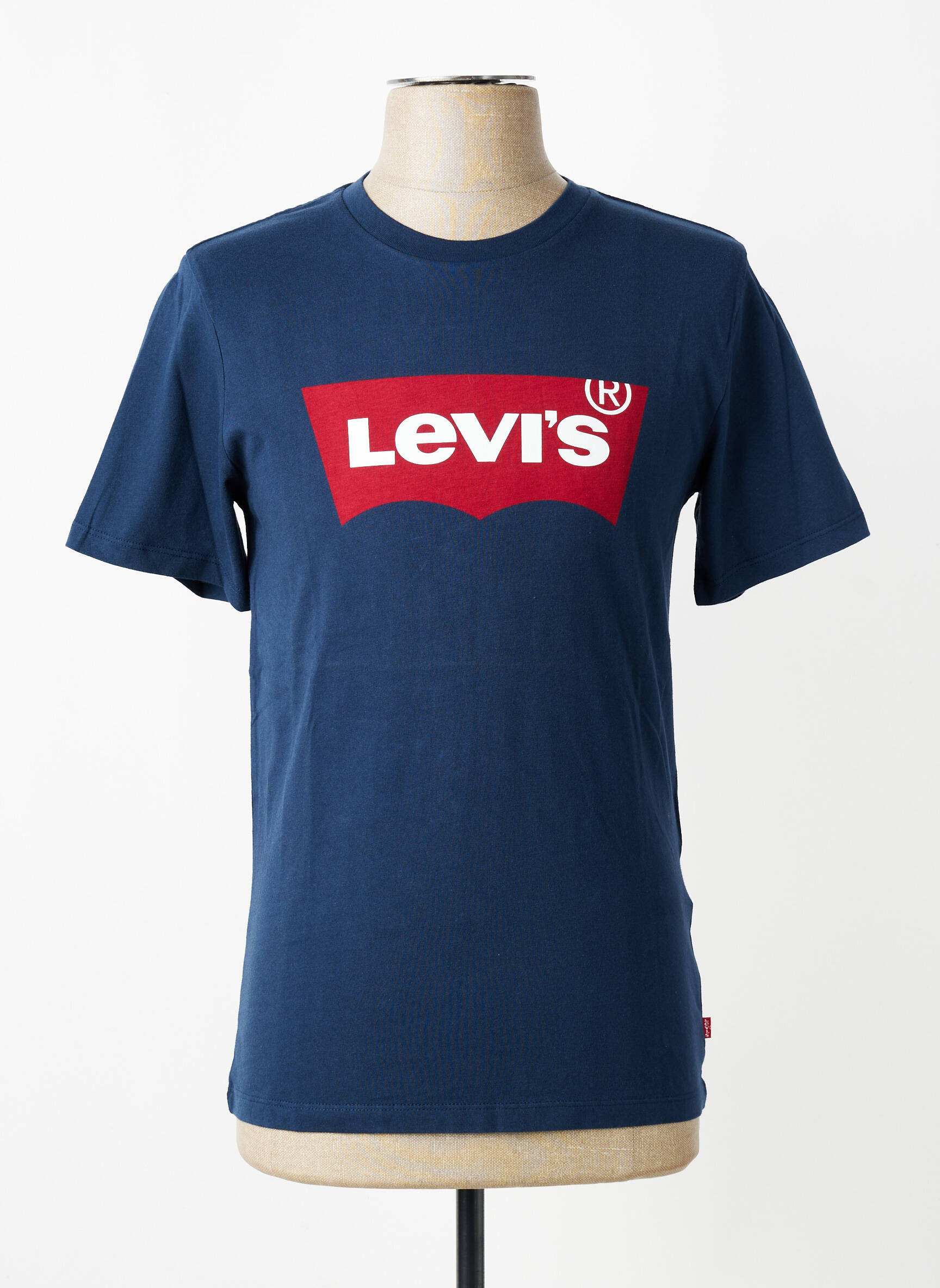 Tricou croială cambrată mâneci scurte albastru LEVI'S bărbat