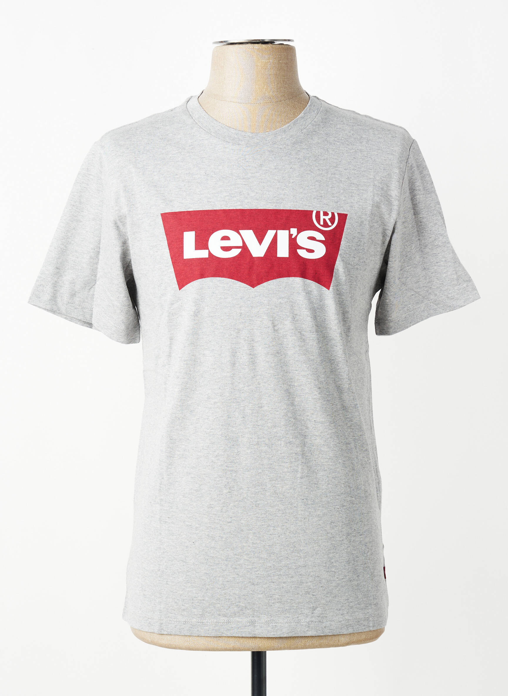 Tricou croială cambrată mâneci scurte gri LEVI'S bărbat