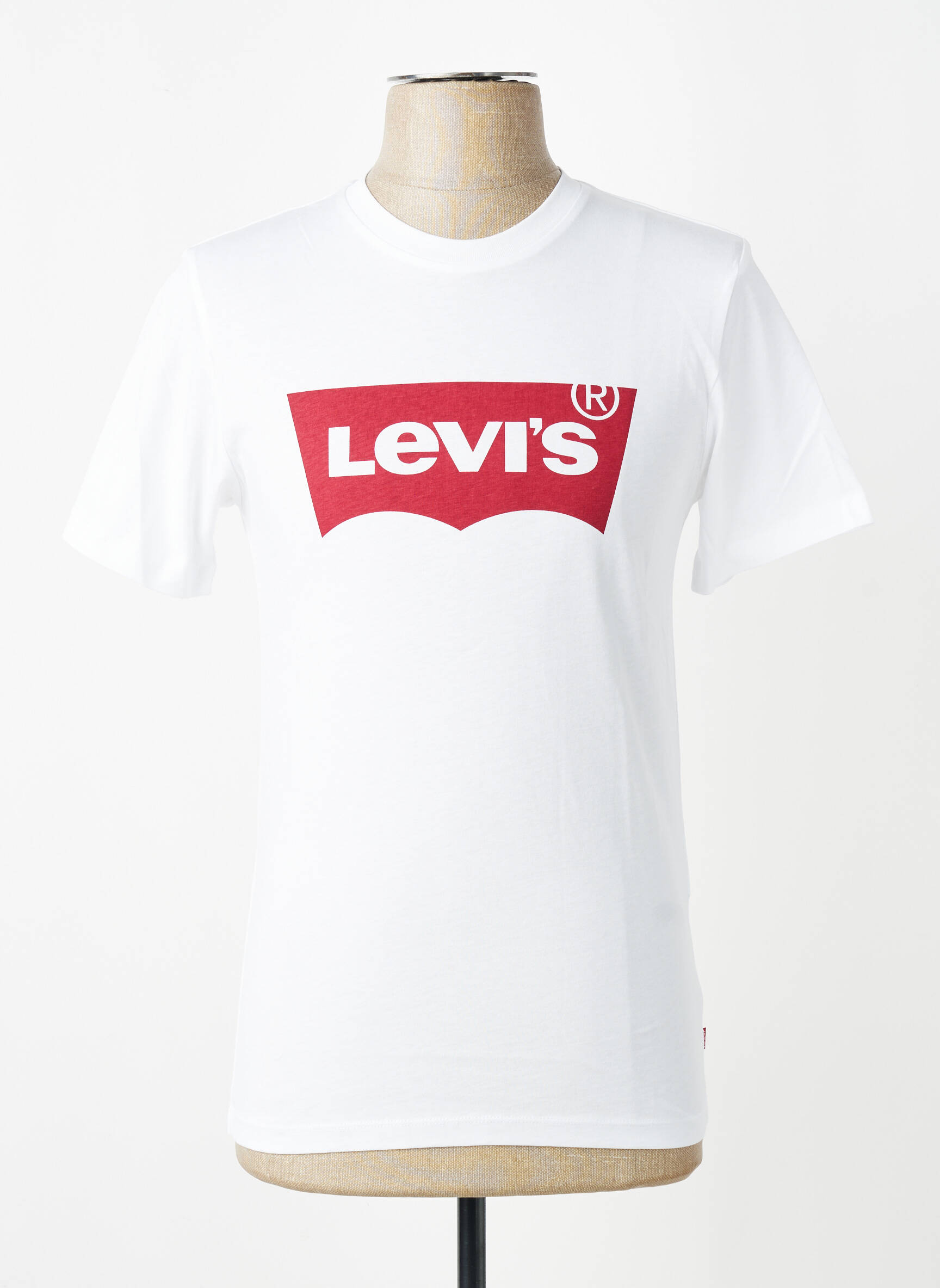 Tricou croială cambrată mâneci scurte alb LEVI'S bărbat