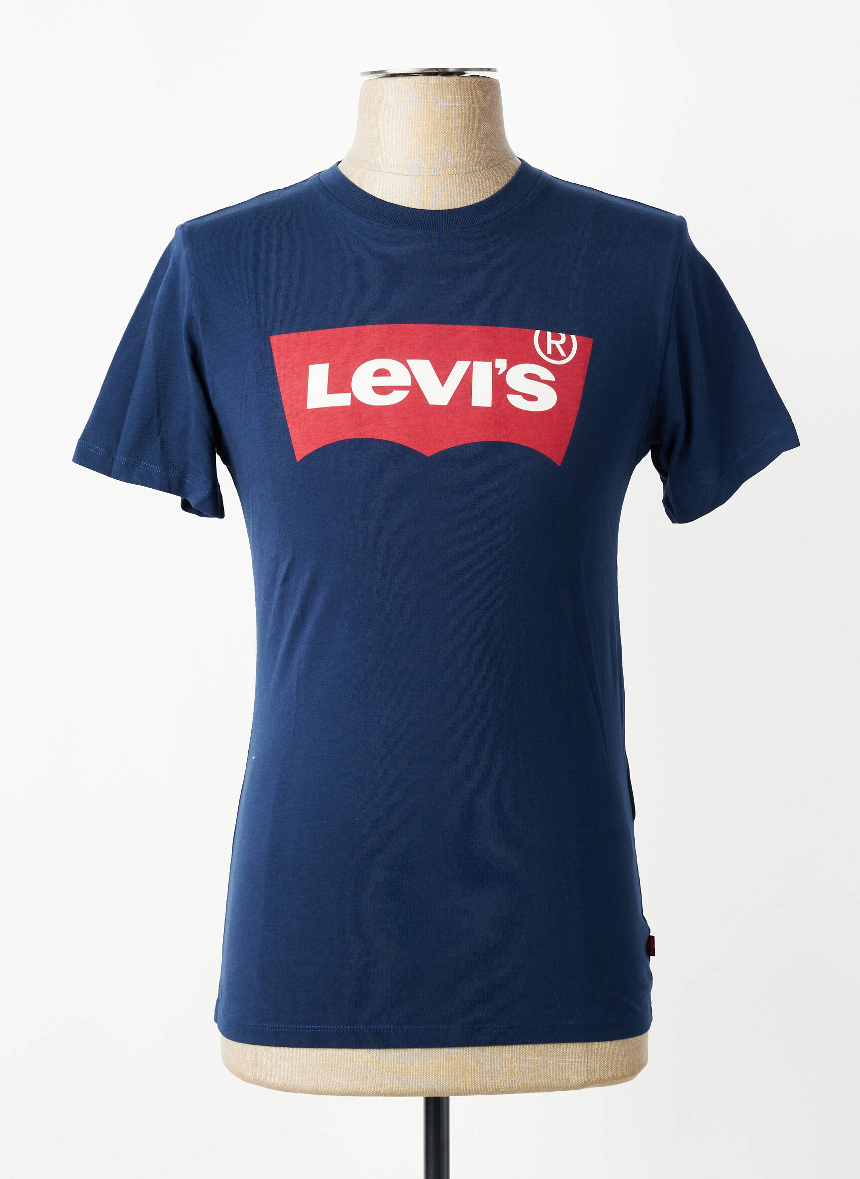 Tricou croială cambrată mâneci scurte albastru LEVI'S bărbat