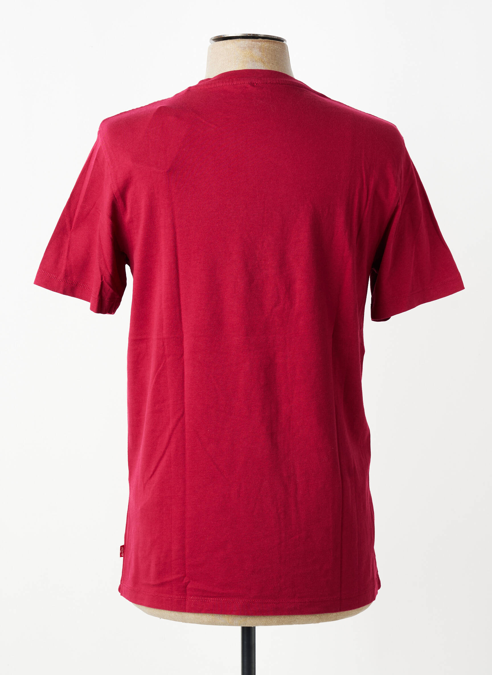 Tricou croială dreaptă mâneci scurte roșu LEVI'S bărbat