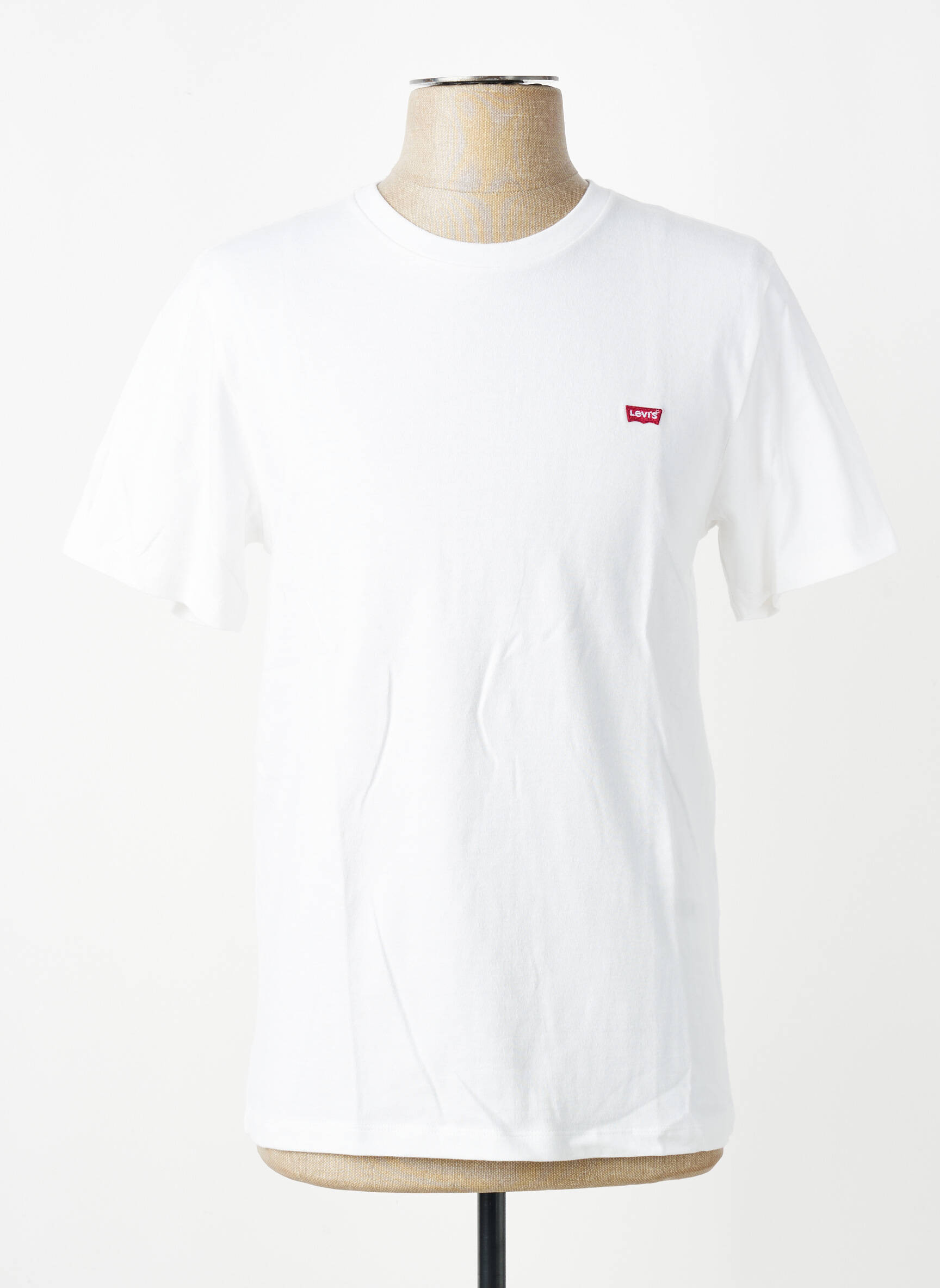 Tricou croială dreaptă mâneci scurte alb LEVI'S bărbat