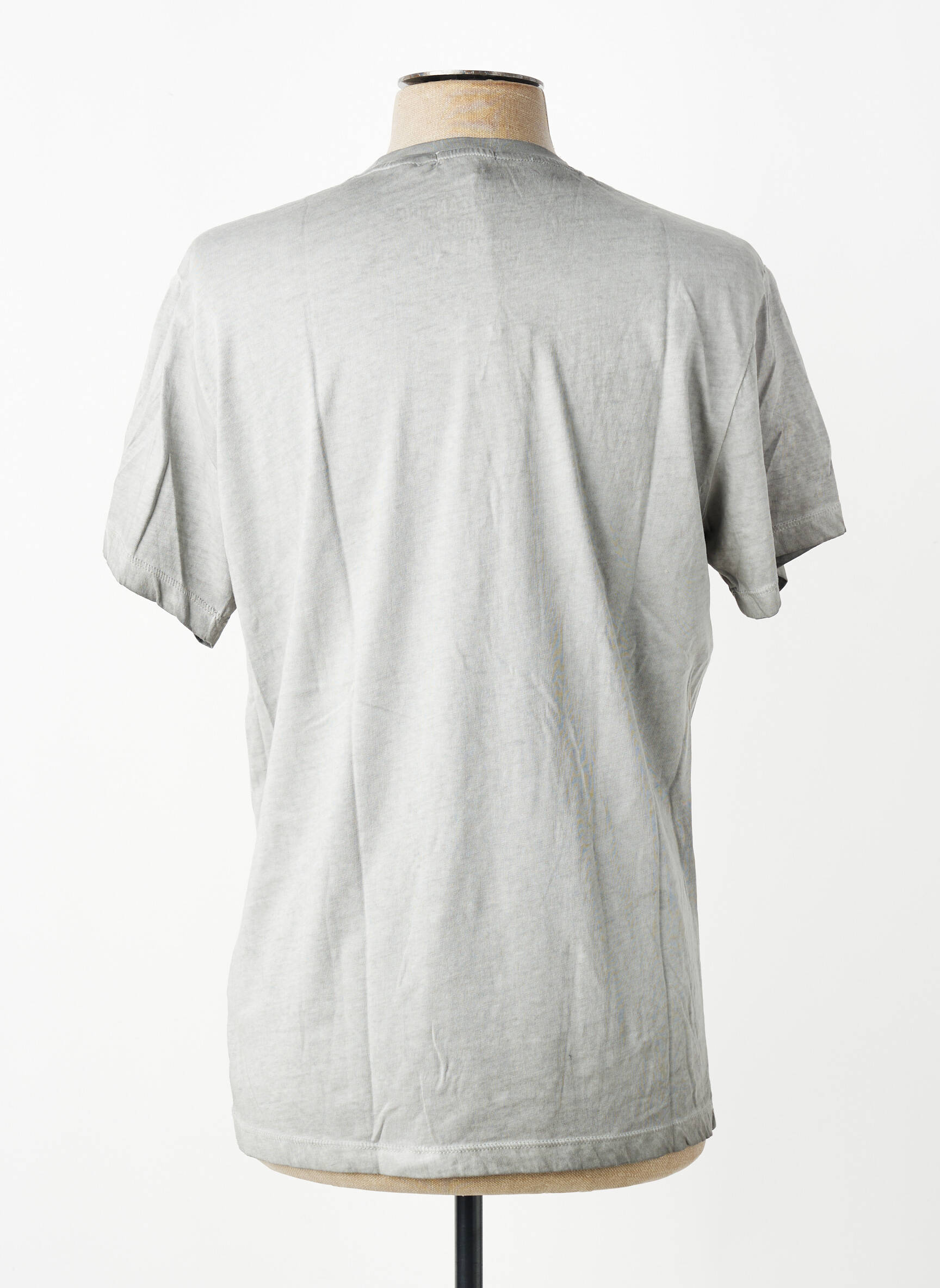 Tricou croială dreaptă mâneci scurte gri PEPE JEANS bărbat