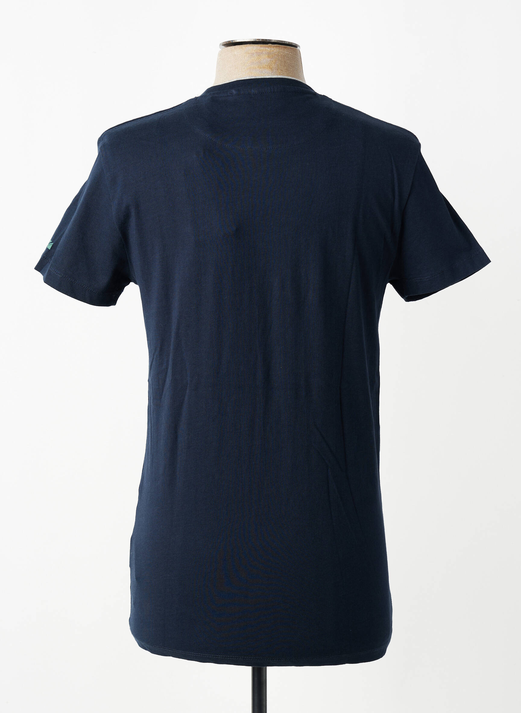 Tricou croială cambrată mâneci scurte albastru PEPE JEANS bărbat