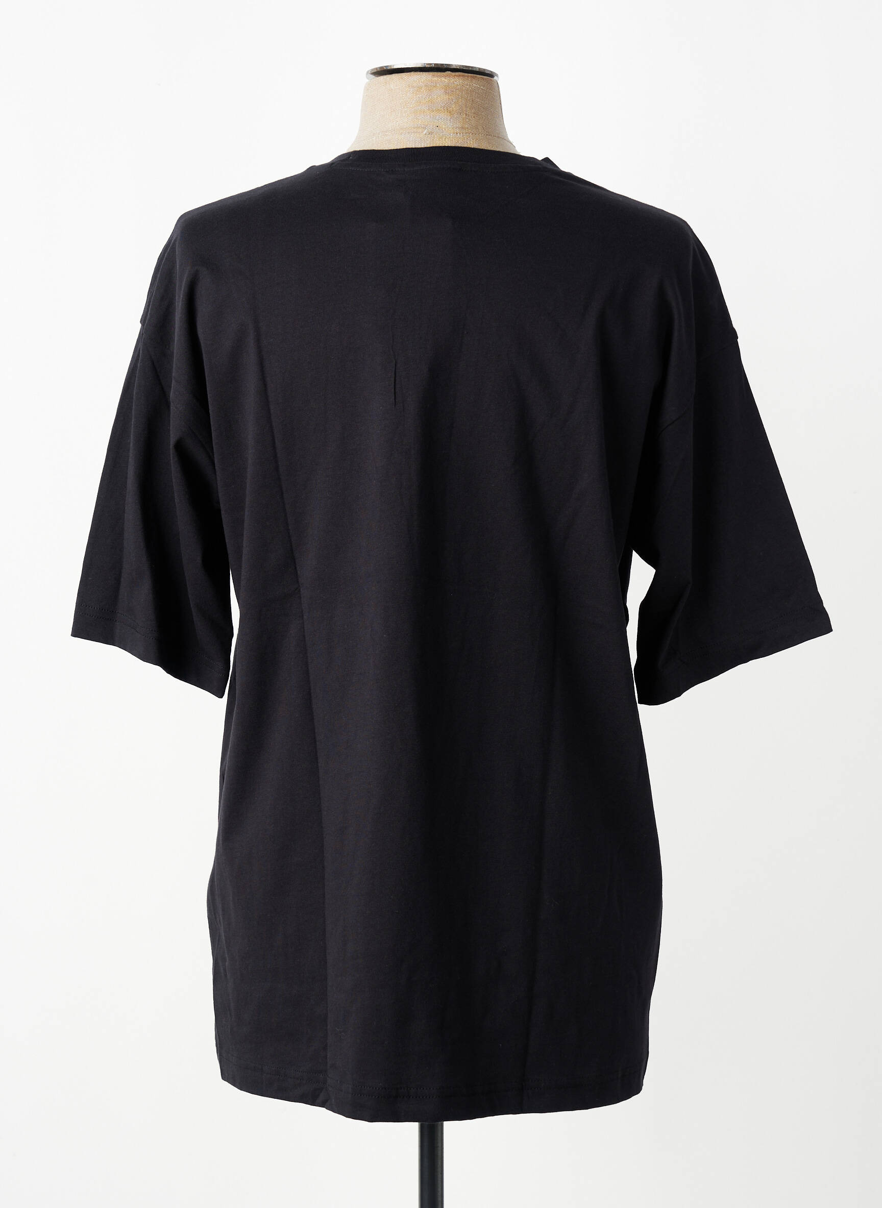 Tricou croială dreaptă mâneci scurte negru CHAMPION bărbat