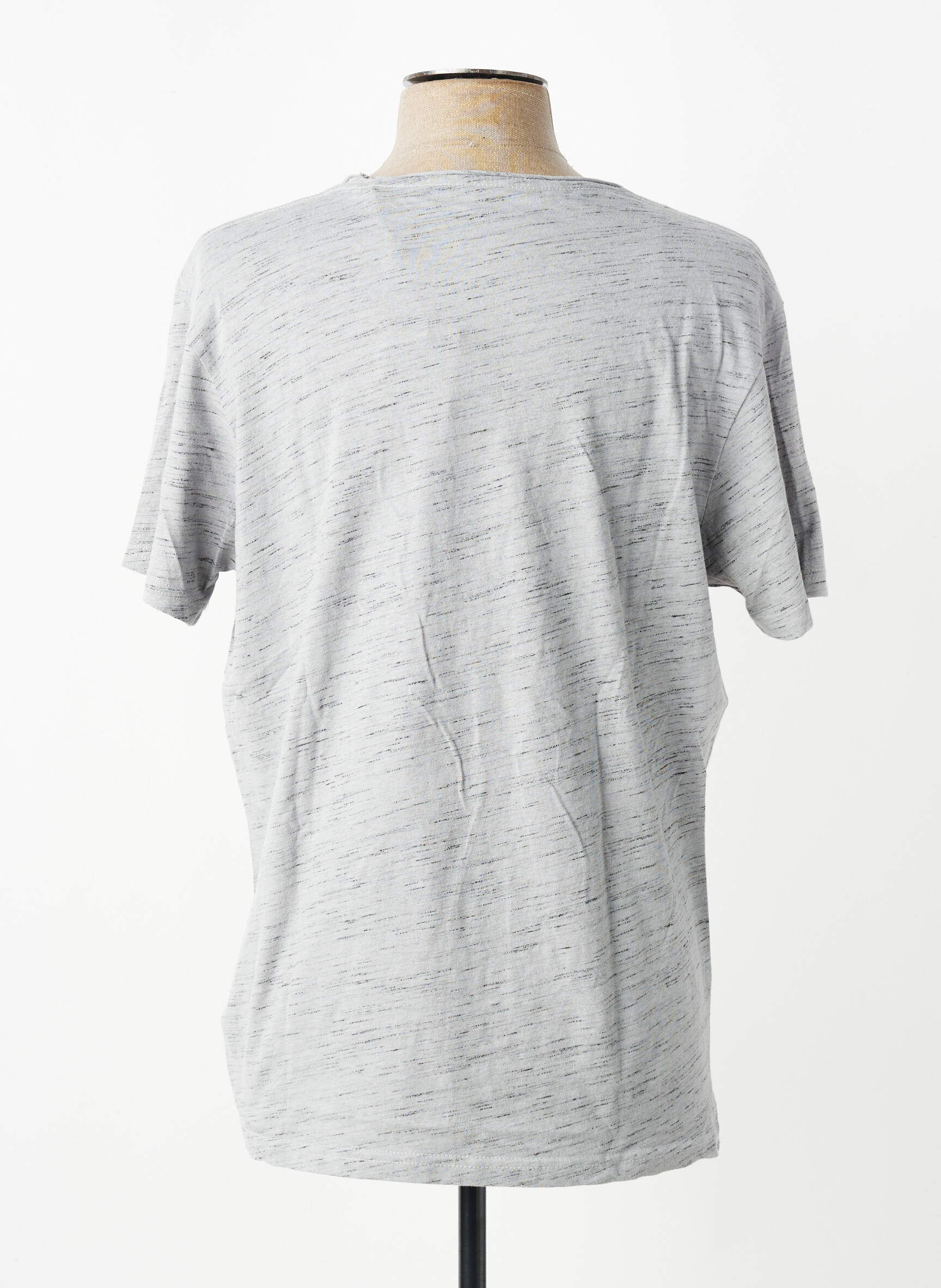 Tricou croială dreaptă mâneci scurte gri PEPE JEANS bărbat