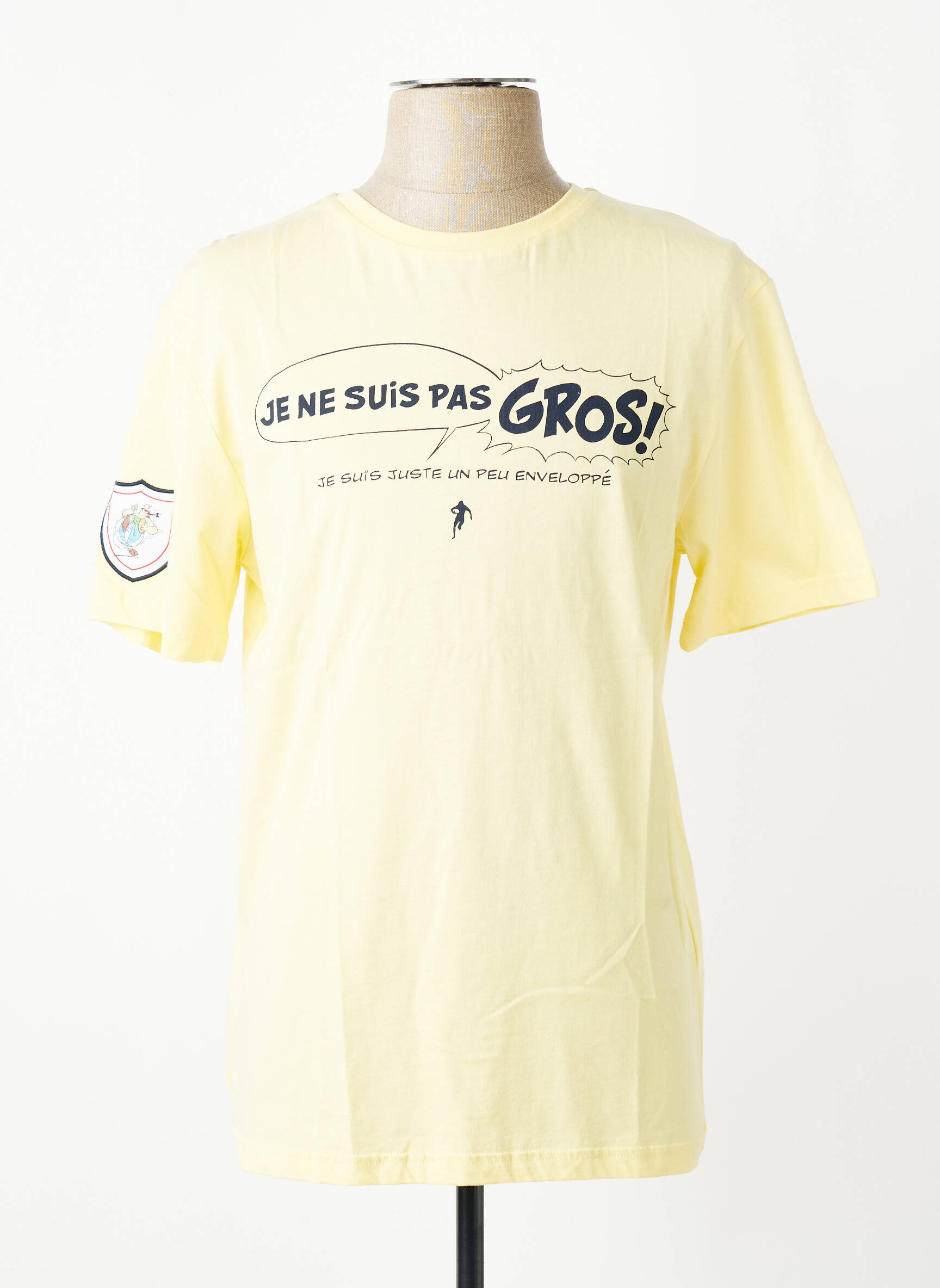Tricou croială dreaptă mâneci scurte galben RUCKFIELD bărbat