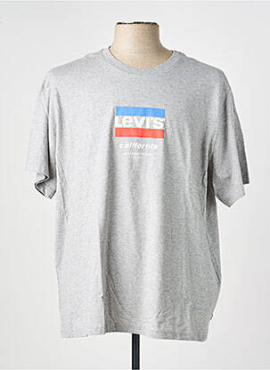 Tricou elasticitate mâneci scurte gri LEVI'S bărbat